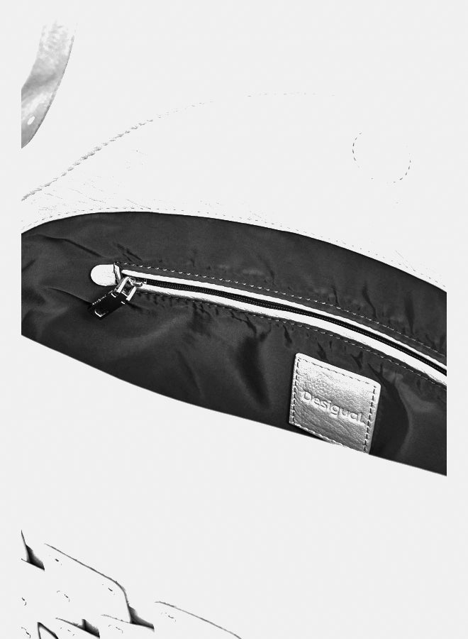 DESIGUAL Medium studded patch handbag - Image 4